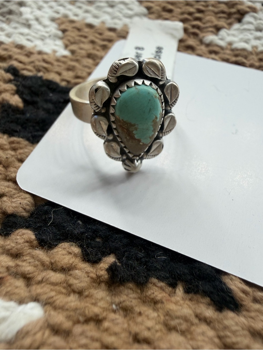 Number 8 Turquoise ring